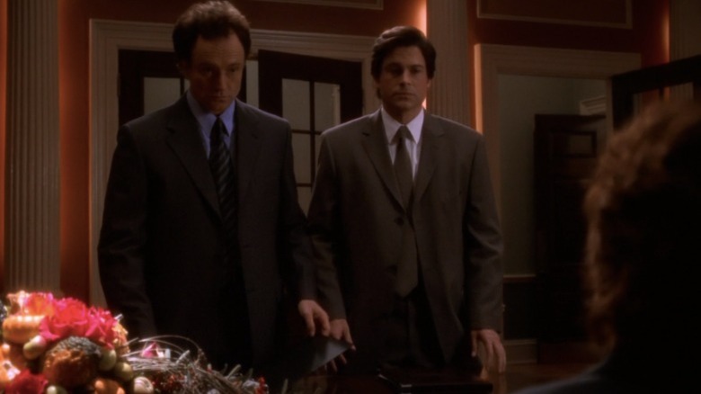 Bradley Whitford and Rob Lowe in The West Wing