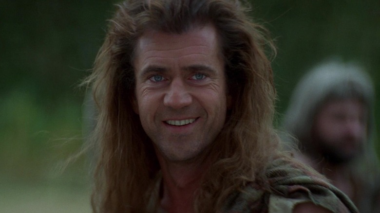 Mel Gibson smiling