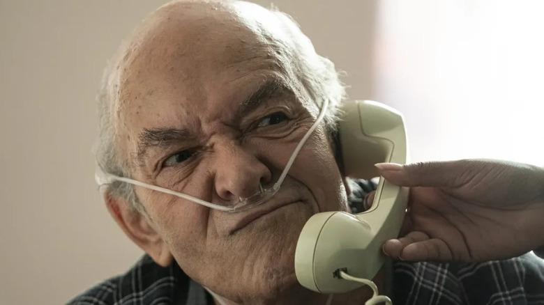 Hector Salamanca on the phone