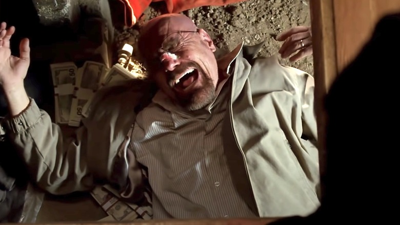 Walter White laughing