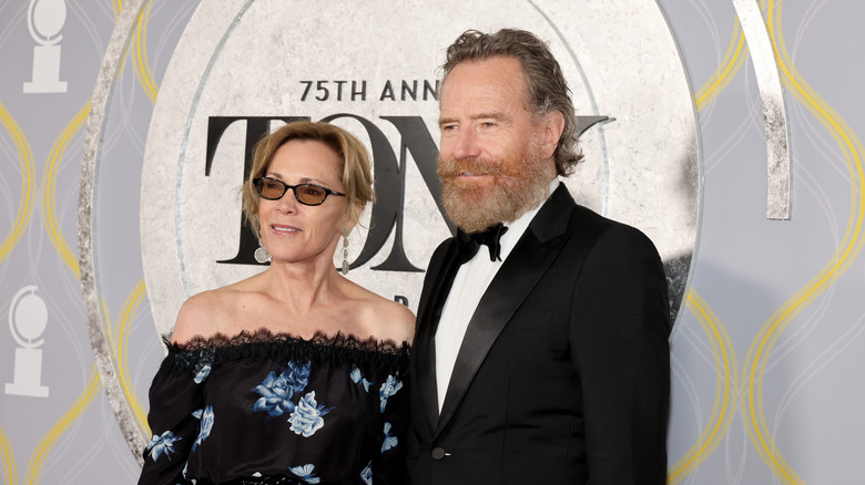 Bryan Cranston and Robin Dearden pose