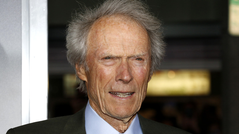 Clint Eastwood looking into camera