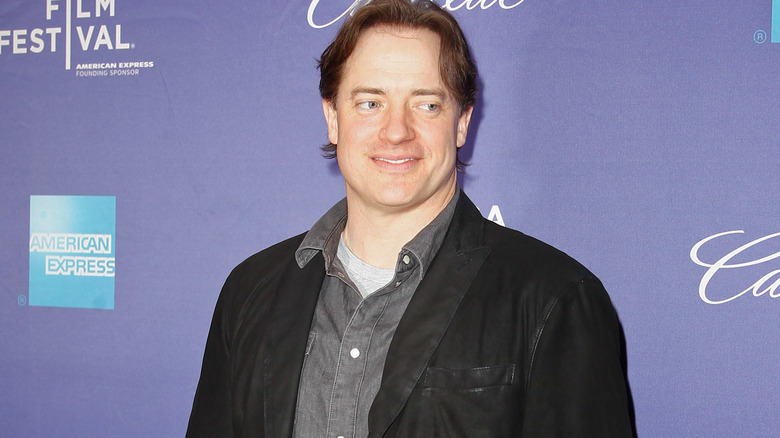 Brendan Fraser smiling