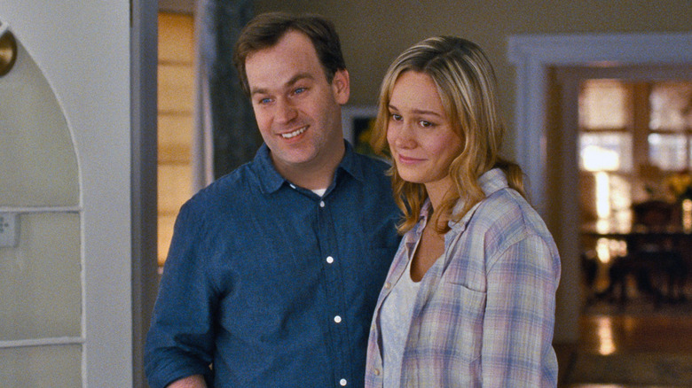 Larson and Birbiglia in "Trainwreck"