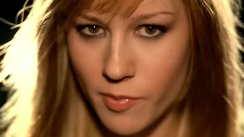 Larson in the She Said video