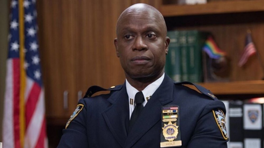 Captain Holt in his office