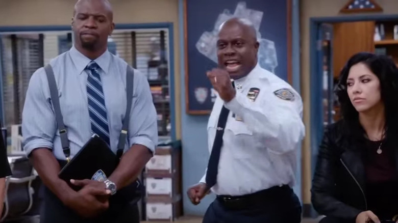 Captain Holt exclaims excitedly