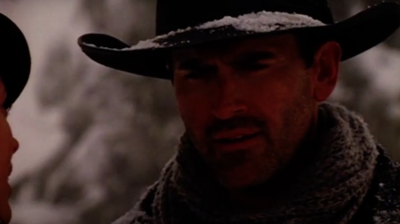 Bruce Campbell in the snow