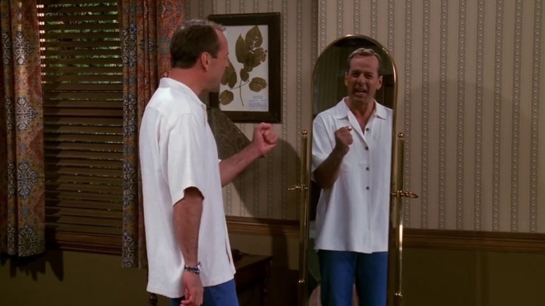 Paul Stevens talking to himself in Friends