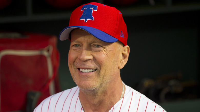 Bruce Willis Phillies hat