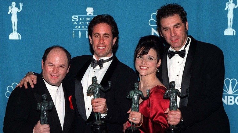 The cast of Seinfeld with awards