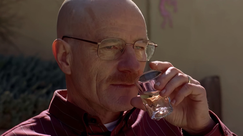 Walter White drinking