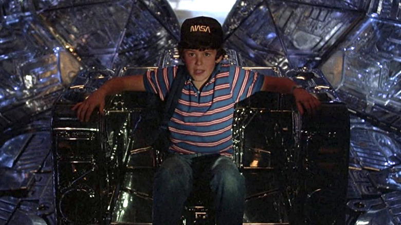 Joey Cramer wearing NASA hat Flight of the Navigator