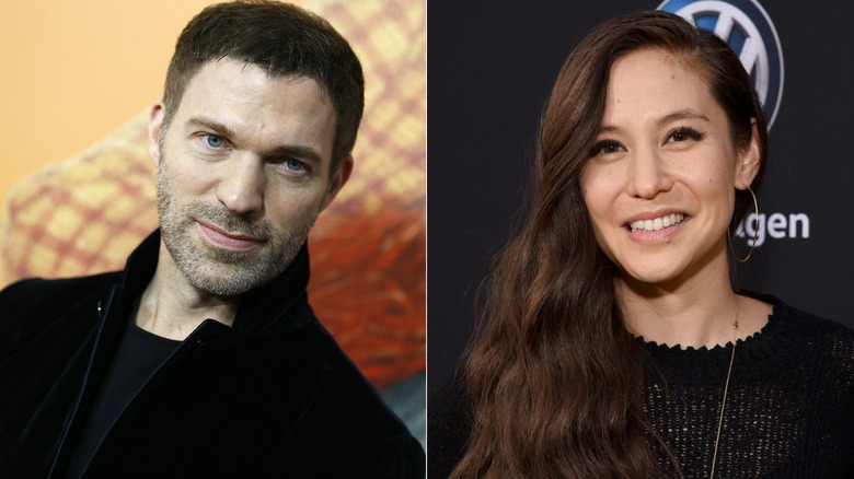 Travis Knight and Christina Hodson smiling