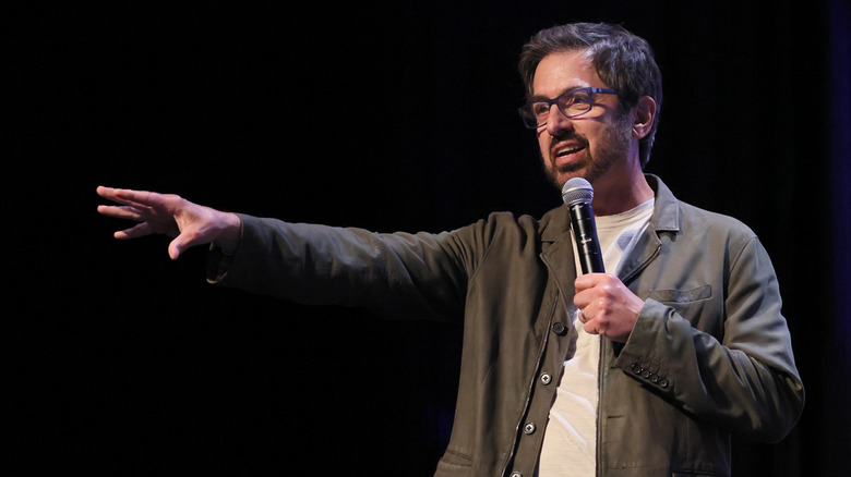 Ray Romano gesturing and speaking