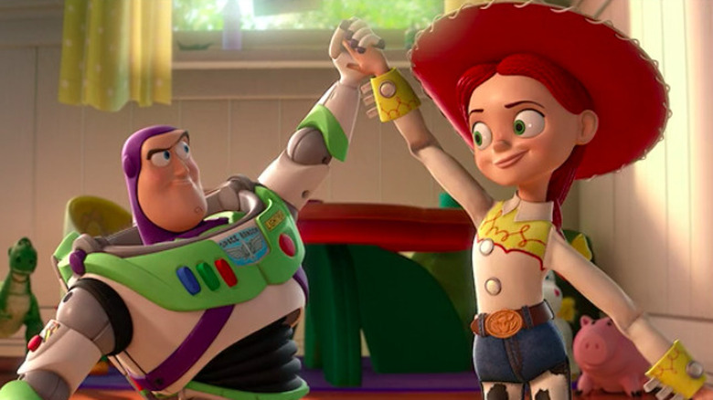 Buzz Lightyear and Jessie dance Flamenco