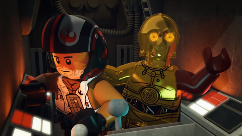 Poe and C-3PO ready to go to battle in Star Wars: Resistance Rises