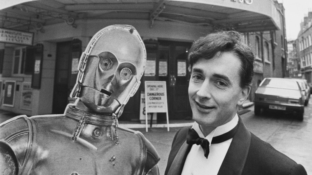 Anthony Daniels with C-3PO in 1981