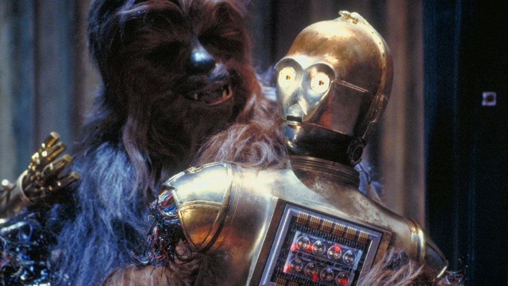 Chewbacca and C-3PO in Empire Strikes Back