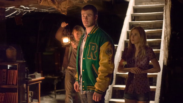 Curt, Jules, and Marty in the basement