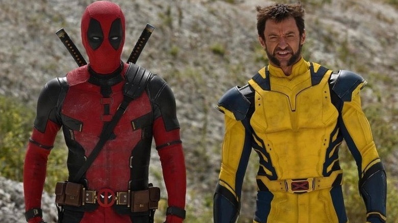 Deadpool and Wolverine walking