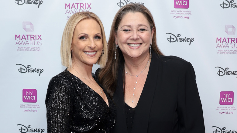 Marlee Matlin and Camryn Manheim posing