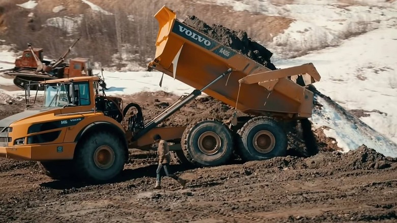 Tony Beets moving dirt