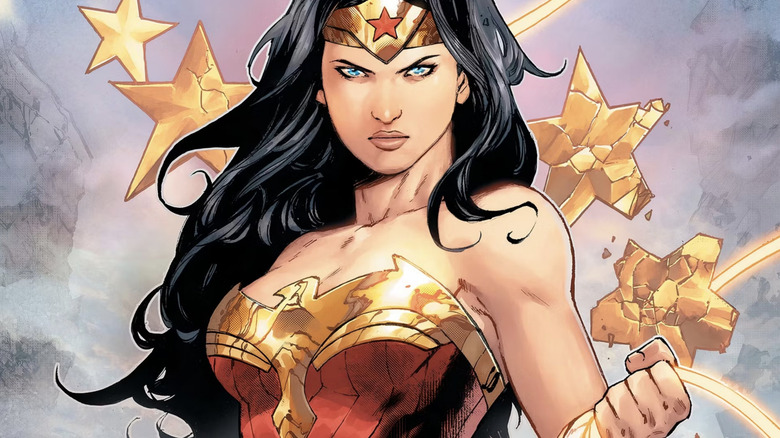 Wonder Woman striking a pose