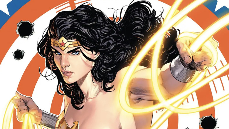 Wonder Woman with her golden lasso