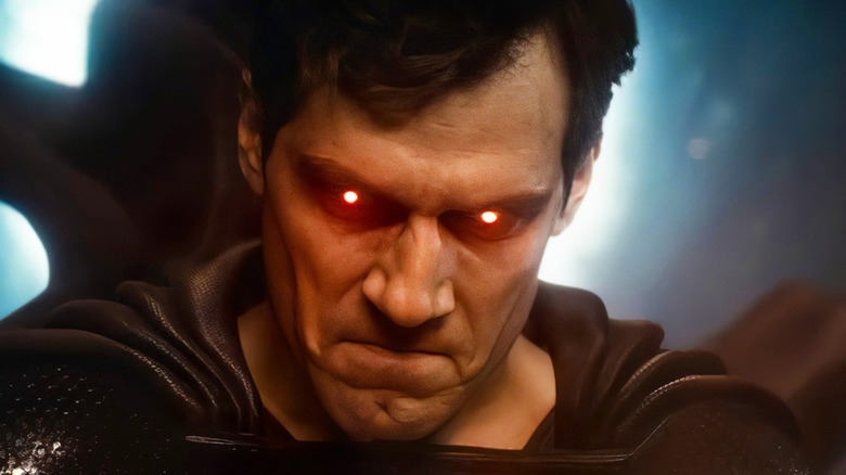 Man of Steel looking angry