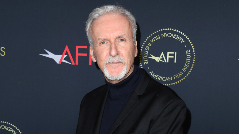 James Cameron on red carpet