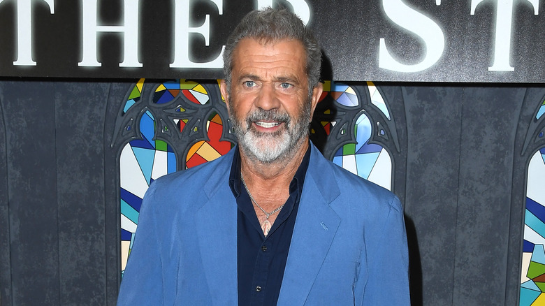 Mel Gibson on red carpet