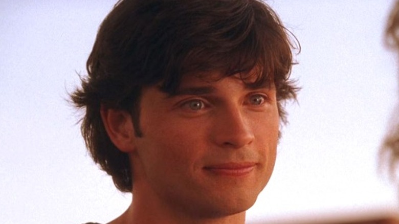 Tom Welling smiles awkwardly