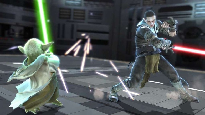 Yoda and The Apprentice in Soul Calibur IV