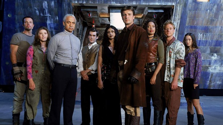 The cast of Firefly