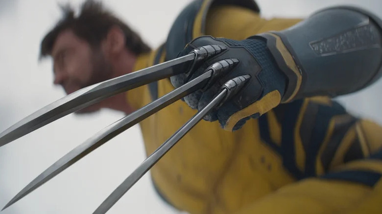 Wolverine's claws popping out