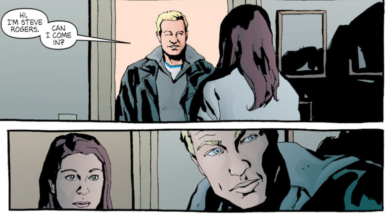 Steve Rogers shows up at Jessica Jones' door