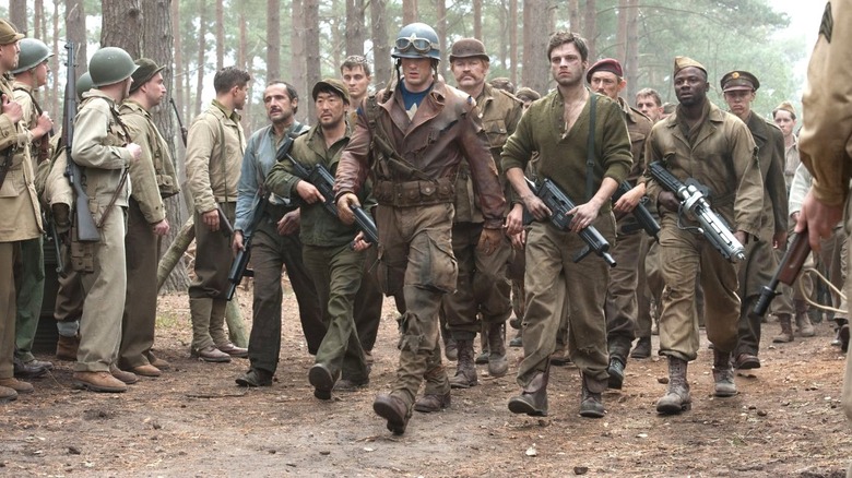 Captain America: The First Avenger Steve Rogers brings back all the soldiers he's rescued