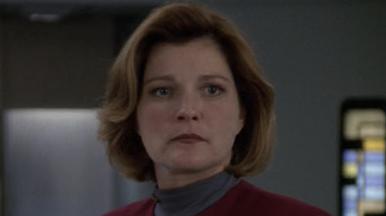 Janeway and Torres On The Bridge