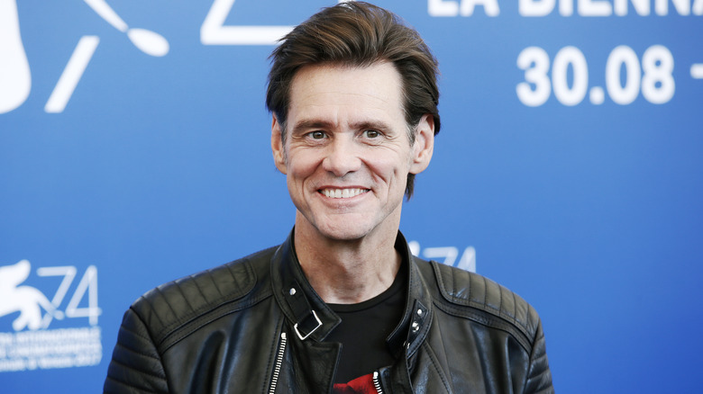 Jim Carrey smiling