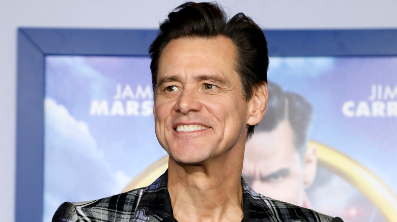 Jim Carrey smiling