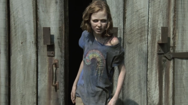 Sophia as a walker in The Walking Dead