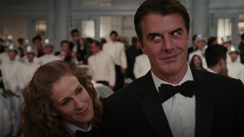 Sarah Jessica Parker and Chris Noth formal attire