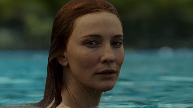 Blanchett close-up in water