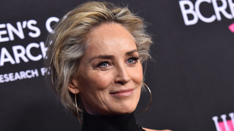 Sharon Stone on a red carpet