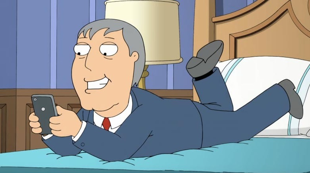 Adam West on phone