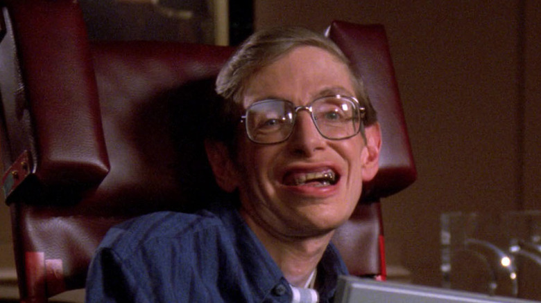 Dr. Stephen Hawking smiles