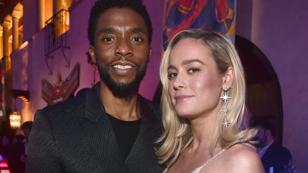 brie larson and chadwick boseman