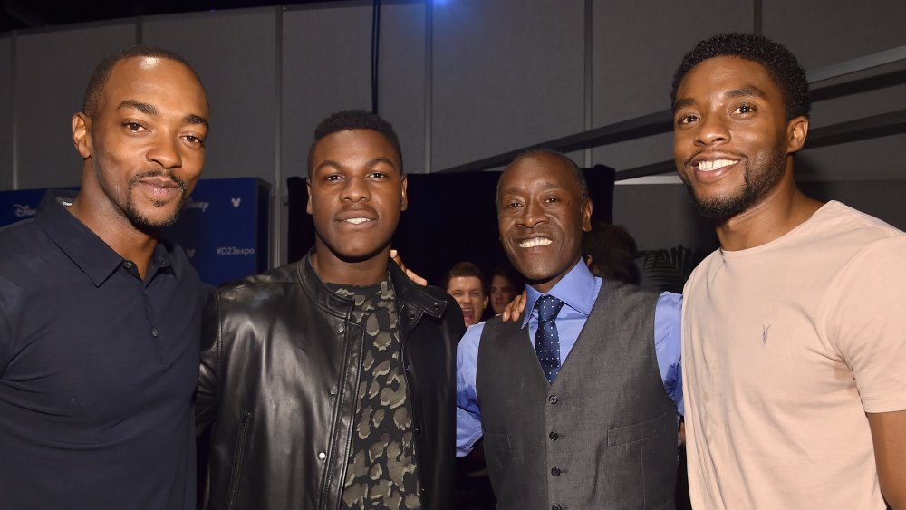 anthony mackie, john boyega, don cheadle and chadwick boseman