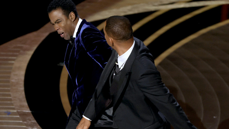 Will Smith slapping Chris Rock Oscars 2022